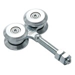Comunello wielset met 4 wielen - Voor rail MEDIO - D=44 mm