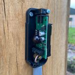 Binnenkant Fadini orbita 57 fotocel gemonteerd
