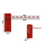 Comunello Kit LIMIT 800 slagboom – Rood – Mechanisch – DXSX – Led RGB – Vanaf 3,5 sec – Max. 8 m 982800