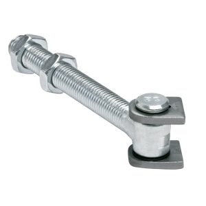 Comunello M18 poortscharnier – Met 2 platte moeren – 185 mm
