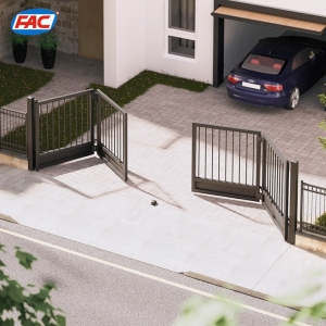 FAC Bi-Folding gate kit voor vouwpoort – 1 poortvleugel – Tot 8 meter per vleugel