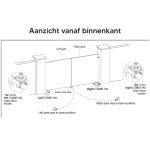 Fadini Combi 740 ondergrondse poortopener tekening