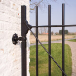Locinox sierpoort scharnierset – M27 – Voor koker 50 x 50