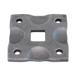 Grande Forge afdekrozet 85x85 mm gat 20 mm