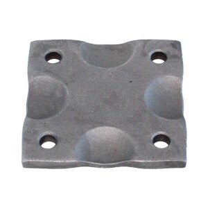 Grande Forge afdekrozet 85×85 mm met bevestigingsgaten