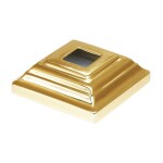 Grande Forge afdekrozet verguld 60x60 mm gat 20 mm