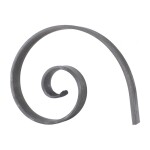 Grande Forge grote deel S-krul 500×380 mm – 40×8 mm