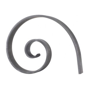 Grande Forge grote deel S-krul 500×380 mm – 40×8 mm