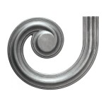 Grande Forge handgreep eindstuk links voor MC305