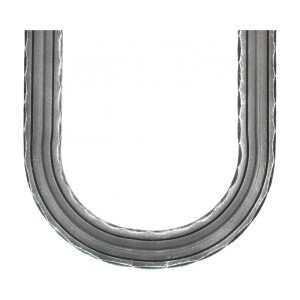 Grande Forge handgreep gehamerd 250×170 mm –  40×8 mm