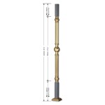 Grande Forge hoofdbaluster Comtesse 35 mm / L= 1200 mm
