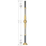 Grande Forge hoofdbaluster Modern Ø35/40 mm / L= 1225 mm