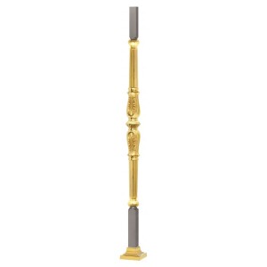 Grande Forge hoofdbaluster Royal verguld 35 mm / L= 1200 mm