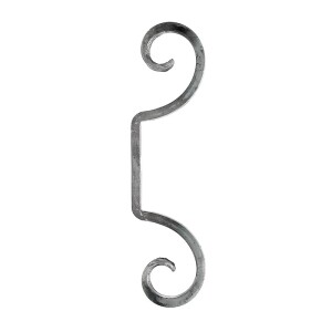 Grande Forge krul 65×250 mm / 16×8 mm