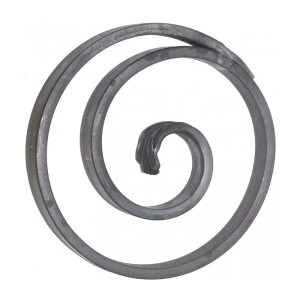 Grande Forge ring met krul Ø130 mm / 14×6 mm