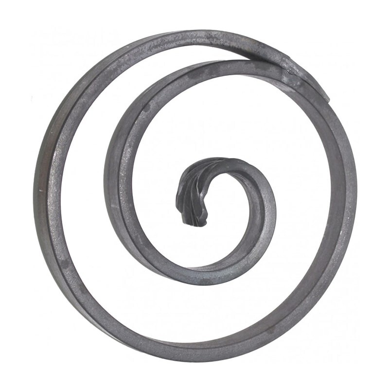 Grande Forge ring met krul Ø130 mm / 14x6 mm