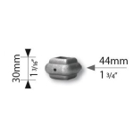 Grande Forge sierhuls 30x44 mm gat 20 mm