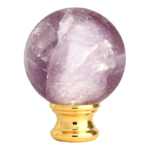 Grande Forge sierkop Amethyste – Verguld Ø54 mm