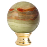 Grande Forge sierkop Onyx Green - Messing Ø54 mm