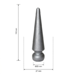 Hekpunt 27x110 mm - Ø25 mm maatvoering