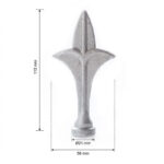 Hekpunt 56x113 mm - Ø21 mm