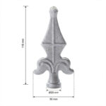 Hekpunt 60x115 mm - Ø20 mm
