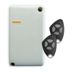 Intratone GSM module met ontvanger - Incl. simkaart (10 jr) - Excl. voeding 12V - Incl 2 handzenders
