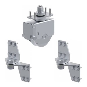 FAC Radius Corner Gate kit 2 – Voor extra vleugels – Roterende wielen – Verzinkt