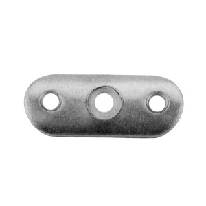 Leuningzadel 42,4 mm, staal, onbehandeld