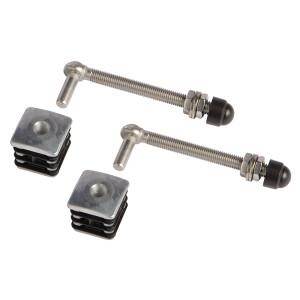 Locinox GBM12 tuinpoortscharnier – M12 – 130 mm – Set (2 stuks)