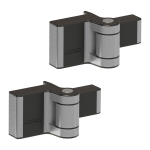Locinox PUMA 180° scharnier – Voor luxe poorten – Zilver – Set (2 stuks)