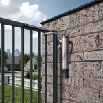 Locinox VERTICLOSE-2 hydraulische poortsluiter voor muurmontage - Instelbaar - Incl. GATESTOP