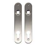 Locinox deurschild - Voor insteekslot - RVS - Set (2 stuks)