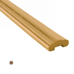 Grande Forge handgreep messing 58×23 mm – L= 3000 mm