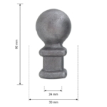 Grande Forge hekpunt 30×60 mm – 24 mm