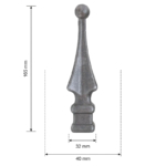 Grande Forge hekpunt 40×165 mm – 32 mm