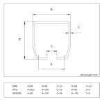 Maatvoering wielstelsel in looprail