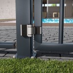 Locinox PUMA 180° scharnier – Voor luxe poorten – Zilver
