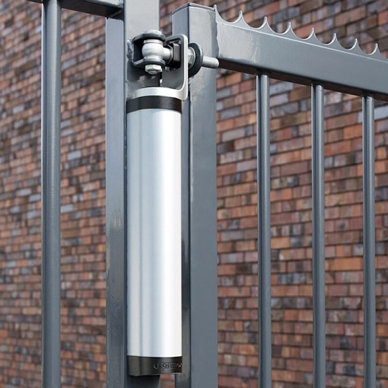 Locinox RHINO hydraulische poortsluiter – Voor 180° scharnieren – Zilver