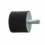 Rubber stop cilindrisch Ø 30 mm