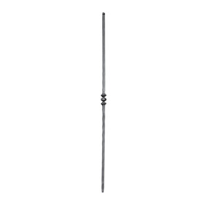 Sierspijl Ø 12mm, / L=1000 mm, gehamerd, middeldeel