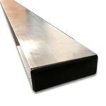 Alu staander 150*50, voor montage pulsgevers, H=1200+, instorten, onbehandeld
