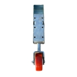 Verend steunwiel – H= 325 mm – Wiel Ø80 mm