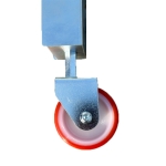 Verend steunwiel – H= 325 mm – Wiel Ø80 mm