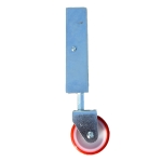 Verend steunwiel – H= 325 mm – Wiel Ø80 mm
