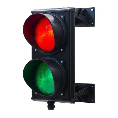 Verkeerslicht twee lampen