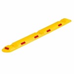 Verkeersdrempel compleet - Geel - Gerecycled materiaal - 1170 x 150 x 50 mm
