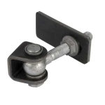 Locinox GBMU22 poortscharnier - M22 - Compleet met gleufplaat