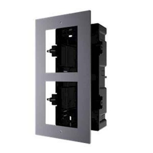 Hikvision intercom modulair – Inbouwframe – 2 modules – Grijs