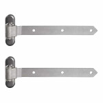 Locinox 3-dimensionele regelbare 180° roestvrij stalen scharnieren